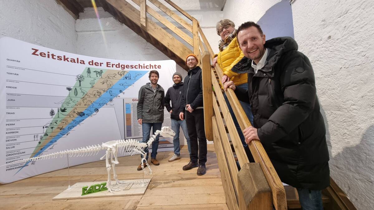 Skelett-Replik im Oberen Tortur